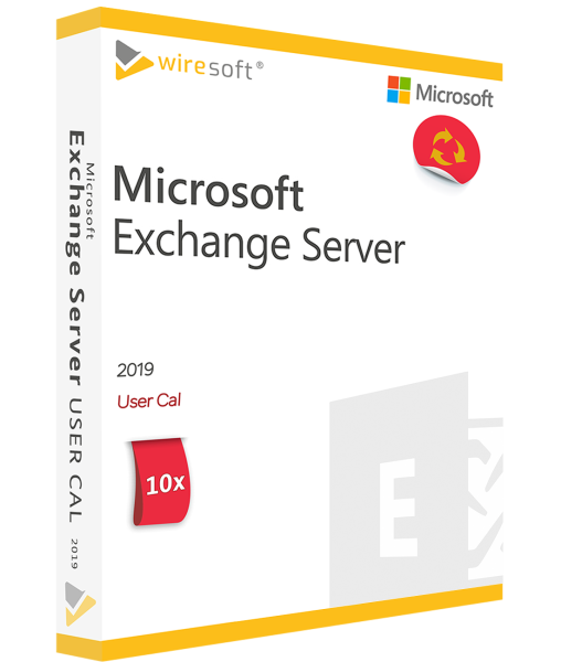 MICROSOFT EXCHANGE SERVER 2019 - 10 PACK USER CAL